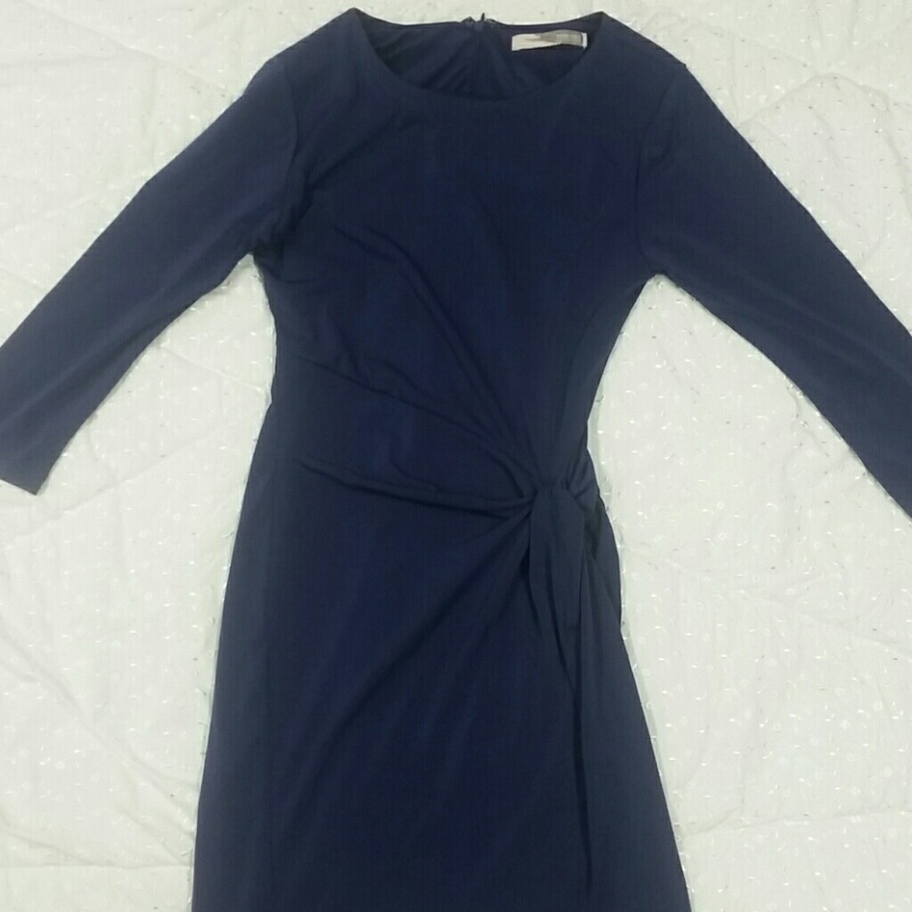 Deep wine colored purple dress